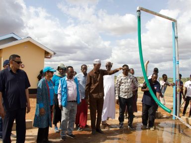 Title: HE. DG AHMED Muhumed commissioning griftu water project